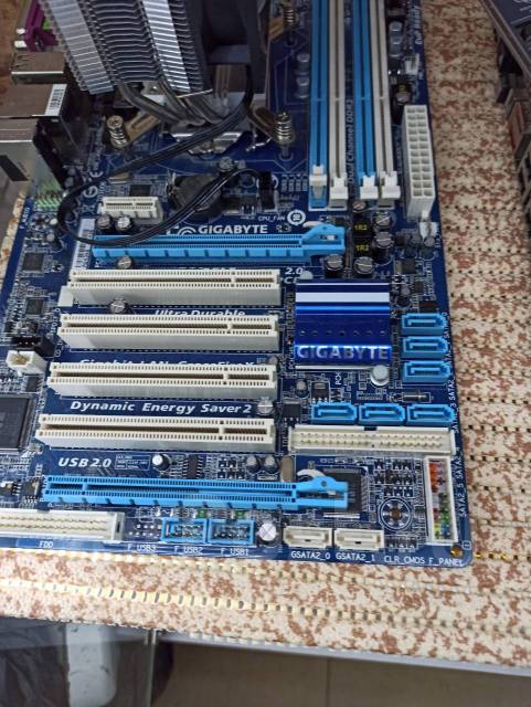 Материнская плата LGA 1156 (Комплект)+I5 650 3.46Ghz+Кулер (башня ...