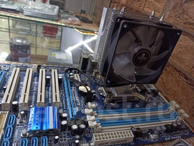 Материнская плата LGA 1156 (Комплект)+I5 650 3.46Ghz+Кулер (башня ...