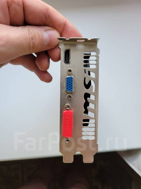 Видеокарта MSI GeForce GTX 750 Ti OC, б/у, в наличии. Цена: 2 800₽ во ...