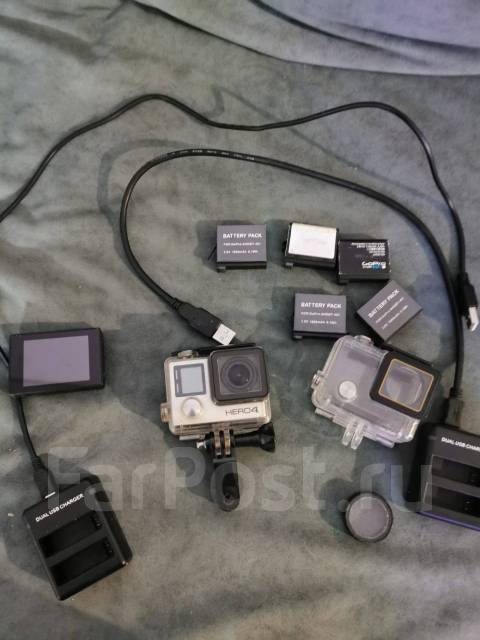 Экшн-камера GoPro hero 4, с объективом, б/у, в наличии. Цена: 5 500₽ во ...