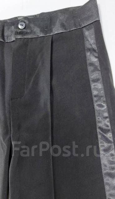 Брюки мужские для бальных танцев Maison с атласным поясом и лампасами ...