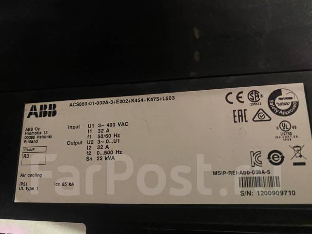 ABB ACS 8800 22 kVa частотный преобразователь - Свет и электрика в ...