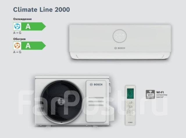 Кондиционер Bosch Climate Line 2000 (CLL2000 W 26/CLL2000 26) на 25кв ...
