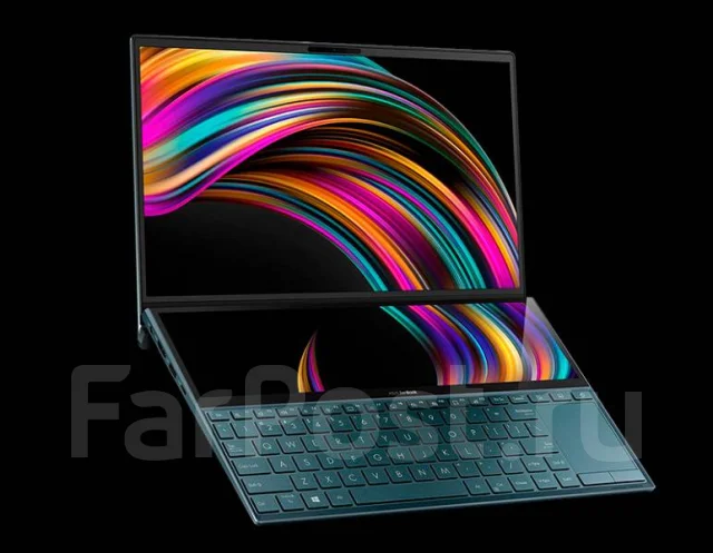 Asus ZenBook Duo. 15.6", 5,3����, ��� 16 ��, ���� 512���, WiFi: 1, Bluetooth: 1, ����������� �� 6��. ��� ����� �� ������������ ����