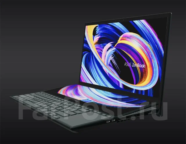 Asus ZenBook Duo. 15.6", 5,3����, ��� 16 ��, ���� 512���, WiFi: 1, Bluetooth: 1, ����������� �� 6��. ��� ����� �� ������������ ����