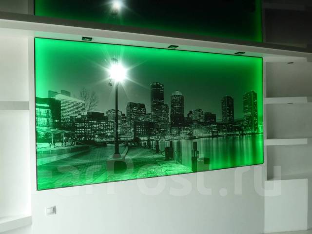 Обои натяжные, натяжные потолки, фотопечать на стенах на пвх пленке во ...