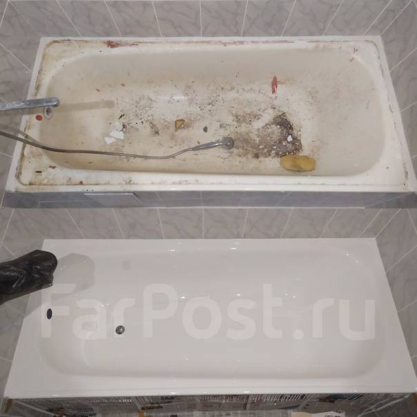 Реставрация ванн от 4500. Гарантия в Хабаровске