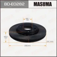���� ��������� Masuma, front Renault Duster I, Arkana 10- [��.2] BD-E0282 Masuma, �������� BDE0282 ����