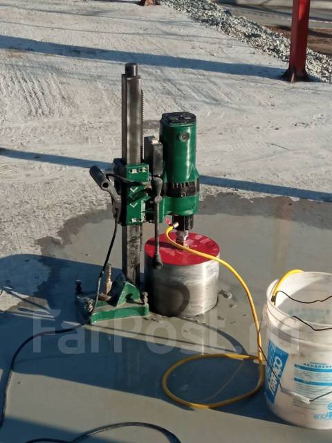 Алмазное бурение (сверление) бетона. кирпича, газоблока в Находке