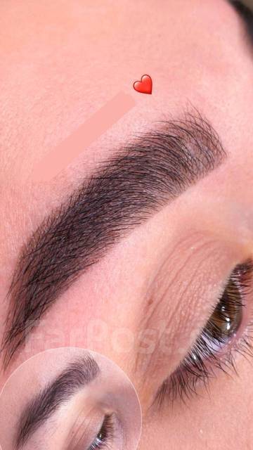 400 рублей Долговременная укладка бровей + архитектура+ окрашивание ...