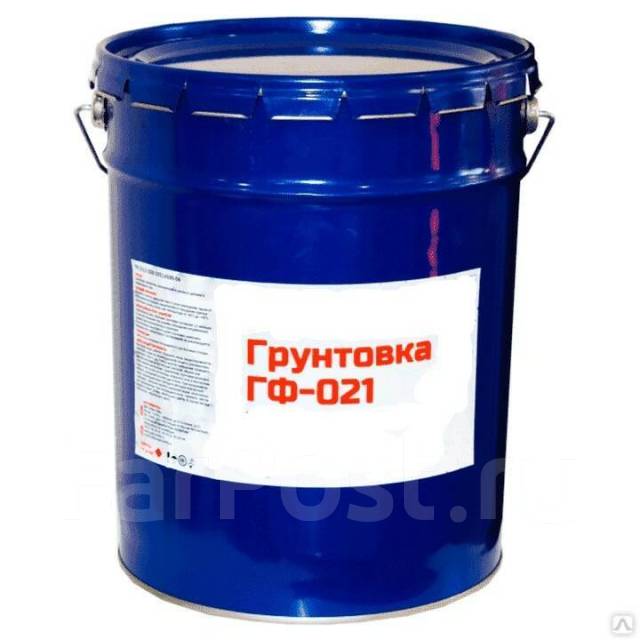 Грунт ГФ-021 белый 20 кг Колорей - Лакокрасочные материалы во Владивостоке