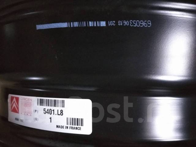 Диск колесный стальной Citroen R16 5401L8 6,50 J16 CH 4-26, Citroen ...