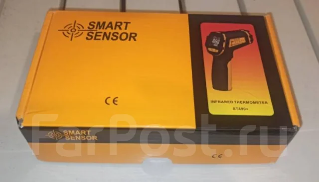 Бесконтактный измеритель температуры, новый, в наличии. Цена: 2 300₽ во ...