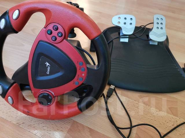 Игровой руль Genius Twin Wheel - Клавиатуры, мыши, манипуляторы во ...