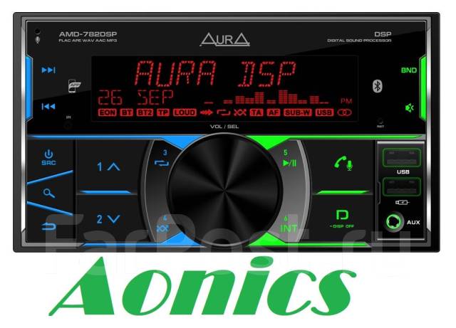 Автомагнитола c DSP процессором Aura AMD-782DSP 2DIN /BT, новый, под ...