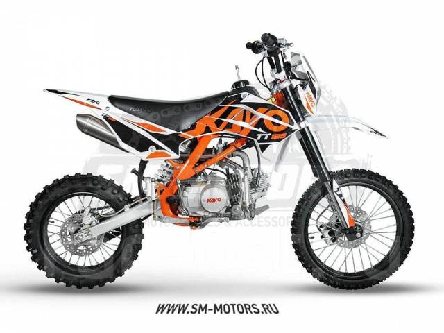 Питбайк KAYO Basic TT125EM 17/14 KRZ (механ. сцепл. кисстартер 2022 г ...