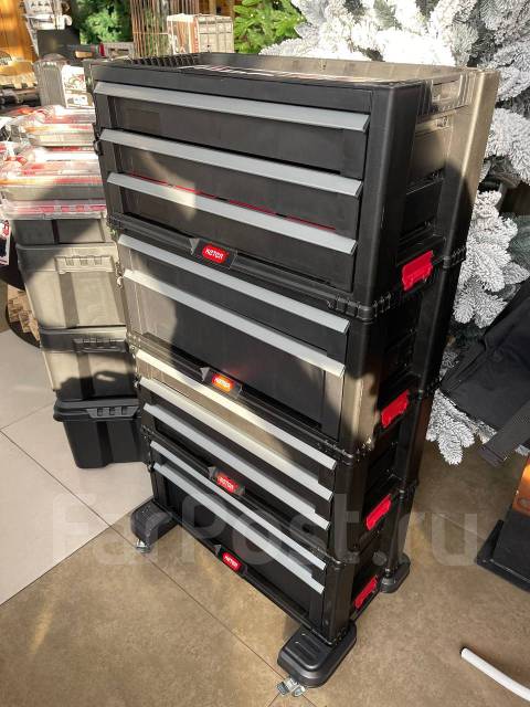 Ящик для инструментов 5 Drawer Tool Chest System на колесах Keter ...