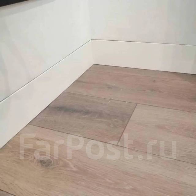 Плинтус скрытого монтажа. Для вставки под покраску - Стены, пол и ...