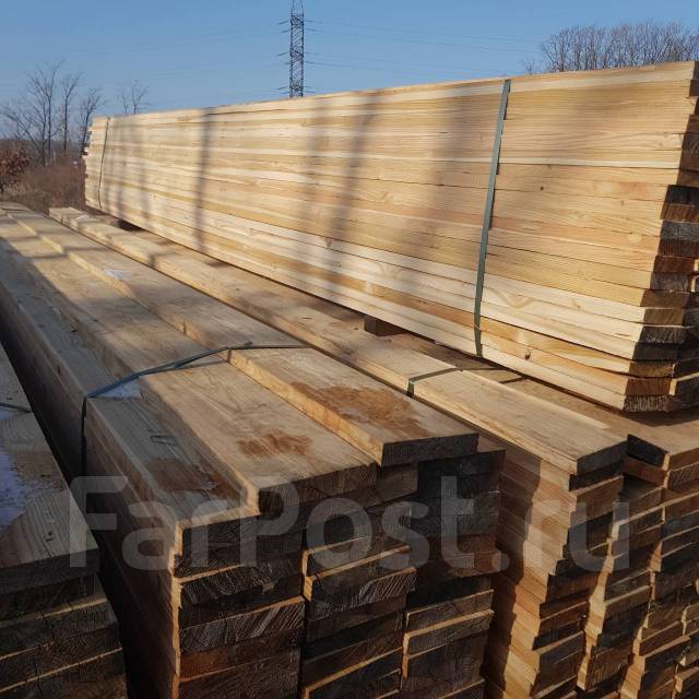 Пиломатериалы, Доска обрезная Лиственница 25х100,30х150,40х150х4м, в ...