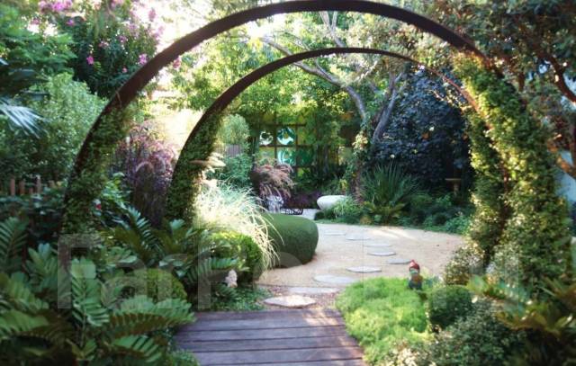 Услуги ландшафтного дизайнера - Обустройство территории во Владивостоке