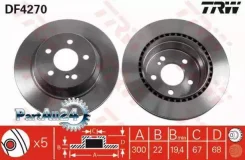 ���� ��������� MB W211/W212/W204/W219 ������ TRW DF4270 DF4270 ����