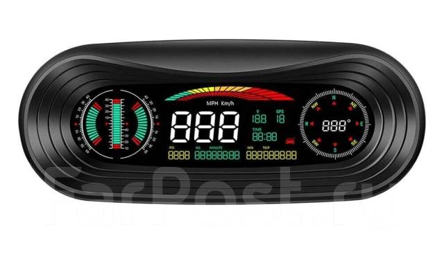 Автомобильный Инклинометр GPS-Спидометр P18 HUD купить во Владивостоке ...