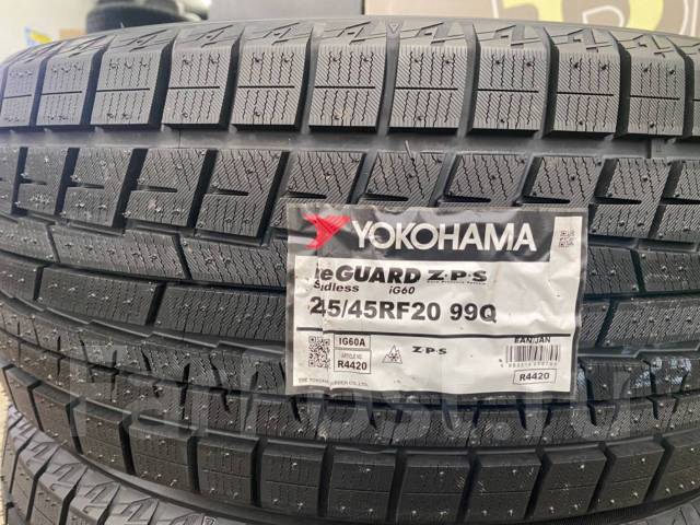 Yokohama Ice Guard IG60, 245/45R20 99Q RFT Made in Japan, 20", 4 шт, в ...