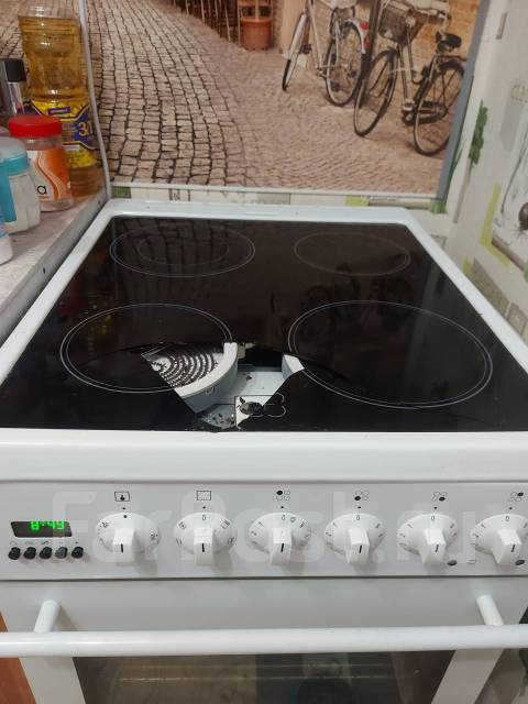 Керамическая электроплита Galatec eco 5002w - Кухонные печи и вытяжки ...