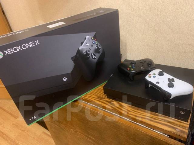 XBOX ONE X 1ТБ+ 2 геймпада безпроводных+ игра FIFA - Игровые приставки ...