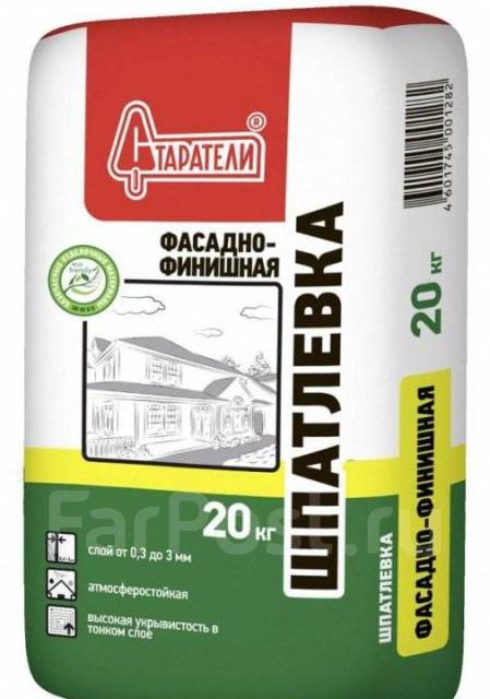 Шпатлевка цементная Старатели Фасадно-финишная 20кг - Строительные ...