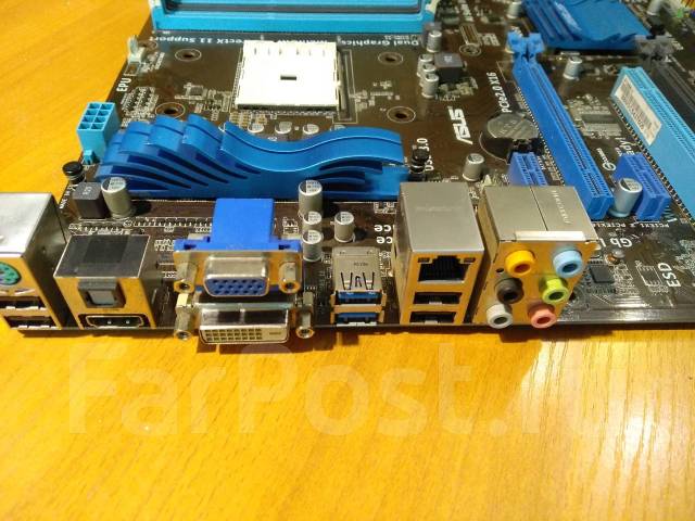 Asus F1A55-V socket FM1 как нерабочая, б/у, в наличии. Цена: 250₽ во ...