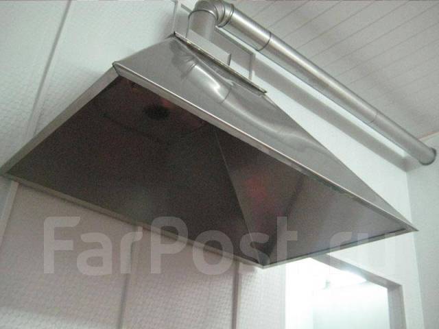 Монтаж и изготовление кухонных зонтов. Фасонные изделия для вентиляции ...