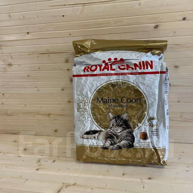 Корм Роял канин 10 кг корм для мэйн кун, Maine Coon во Владивосто, в ...