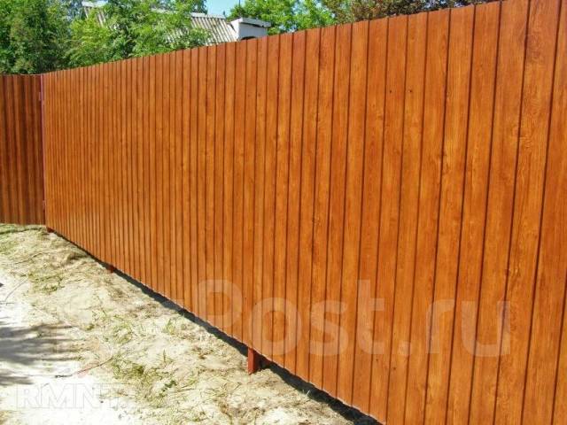 Устройство забора - Устройство заборов, ограждений, лестниц во Владивостоке