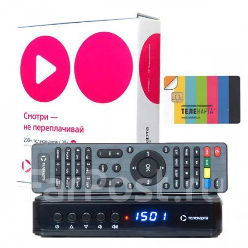 Спутниковое ТВ ресивер Телекарта R3 EVO 09 HD, с картой доступа, новый ...