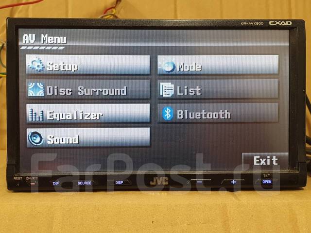 Как включить блютуз на jvc kw avx900