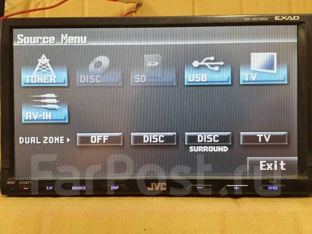 Как включить блютуз на jvc kw avx900