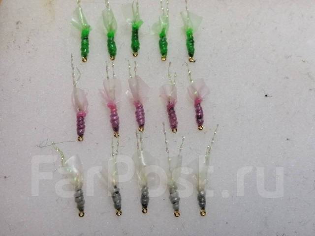 Мушки на корюшку, новый, в наличии. Цена: 30₽ во Владивостоке