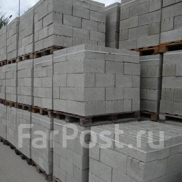 Блок андезито-базальтовый перегородочный 188*90*390мм Тереховский ...