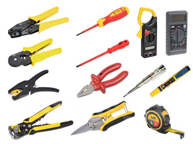 Отвертки, пассатижи, стрипперы, рулетки, мультиметры, пробники IEK ...