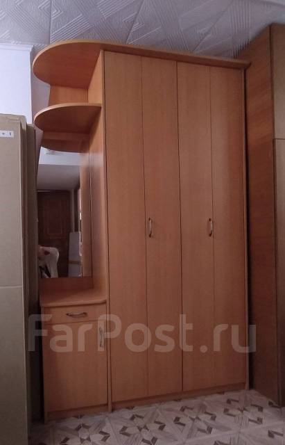 Шкаф 220*140*43, дсп, лдсп, количество дверей: 2, с зеркалом, светлое ...