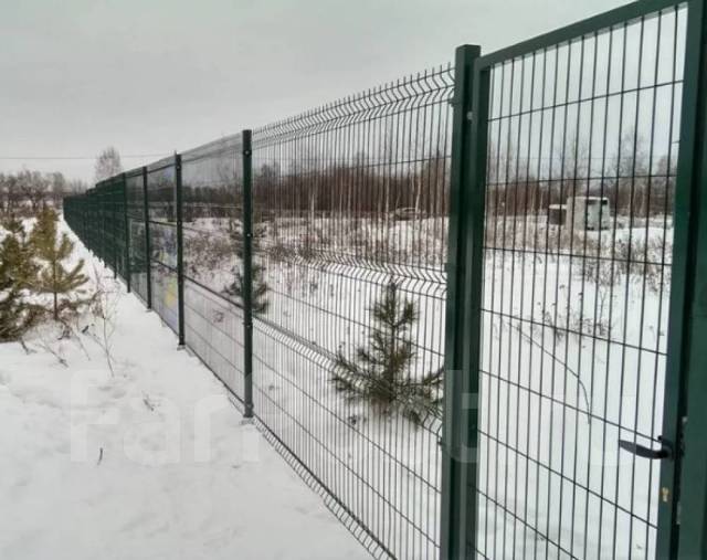 Установка забора из 3D сетки ! Строительство во Владивостоке