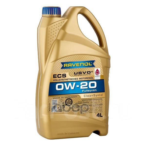 Масло Моторное Ecs 0w-20 4л (Синтетика+Пао) Ravenol - Моторные масла во .