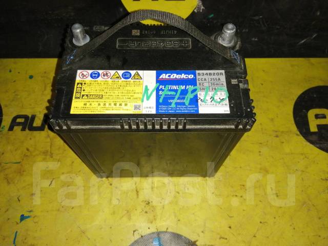 Продам аккумулятор ACDelco platinum HW S34B20R, прямая (правое), 34 А.ч ...