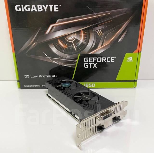Gigabyte GeForce GTX 1650 D5 Low Profile 4 ГБ, Куплена в ДНС 16.08.2022 ...