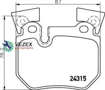 ������� ��������� BMW 1(E81)/3(E90) 05- 1.8-3.5/1.8-3.0 Diesel ����. Brembo P06059 P06059 ����