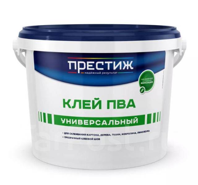 Клей Престиж ПВА Универсальный 3 кг - Строительные смеси во Владивостоке