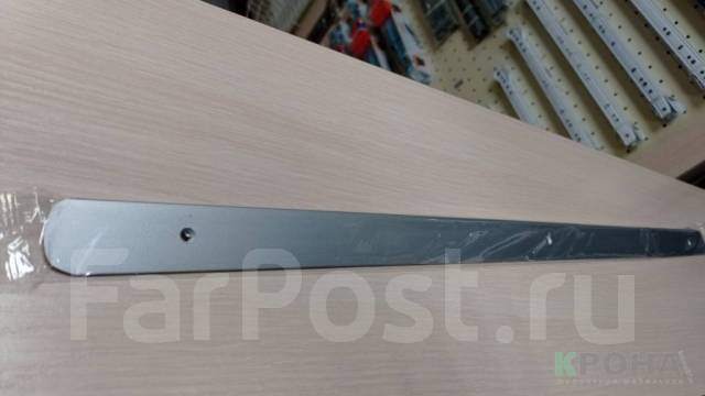 Планка для столешницы 28мм торцевая (Матовый ХРОМ, R9), новый, в ...