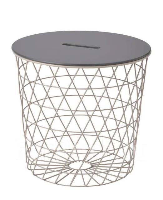 Столик с отделениями д/хранения, серо-бежевый Квистбру ИКЕА IKEA, новый ...