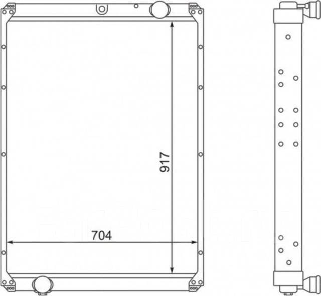 Радиатор Камаз-6520 медный 3-х рядный ШААЗ купить во Владивостоке по ...